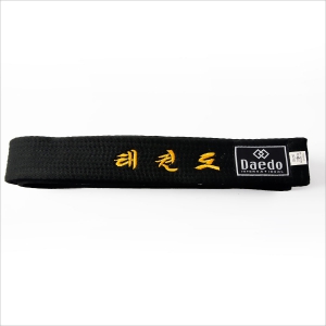 CEINTURE NOIRE BRODEE